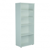 Jemini Wooden Bookcase 800x450x2000mm White KF811190