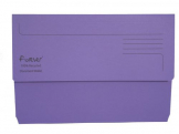 Exacompta Forever Document Wallet Manilla Foolscap Bright Purple Pack of 25 211-5005