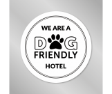We Are A Dog Friendly Hotel (Window Sticker)