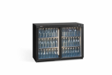Gamko Maxiglass MG3-275SD Maxiglass Sliding Glass Double Door Black Undercounter Bottle Cooler  275 Litres