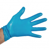Hygiplas Powder-Free Vinyl Gloves Blue Large 100 Pack